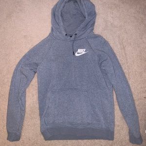 light blue nike hoodie
